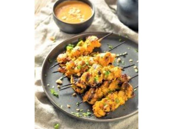 Chicken Satay z ryżem z kalafiora na Varomie