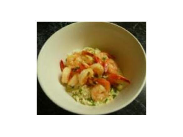 Krewetki w sosie śmietanowym