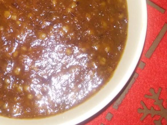 Wigilijna kasza ze śliwkami