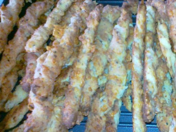 Paluszki serowo - szynkowe 