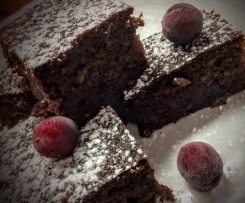 Piernikowa gruszka z żurawiną i olejem kokosowym