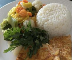 Kurczak z ryżem i warzywami