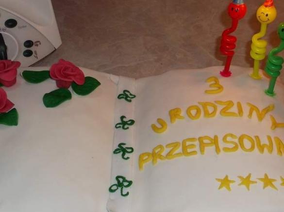Tort urodzinowy Przepisowni "Mam 3-latka"