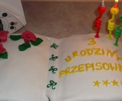 Tort urodzinowy Przepisowni "Mam 3-latka"