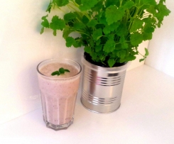 Koktajl bananowo-malinowy