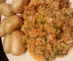 Wariant MŁODA KAPUSTA Z KOPERKIEM i POMIDOROWYM AKCENTEM