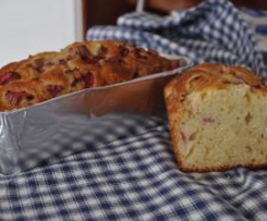 Ciasto maślankowe z rabarbarem 