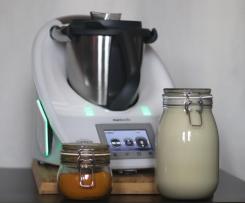 Mleko ryzowe 2 litry bez odcedzania bio ekologiczne roslinne zamiast krowiego vegan napoj drink na przygotowanie złotego mleka z kurkuma "Golden milk" DIY