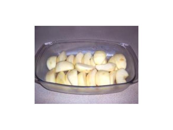 Jabłka zapiekane w migdałach