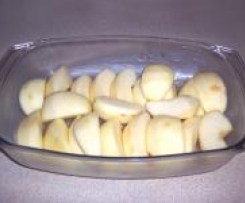 Jabłka zapiekane w migdałach