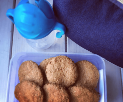 Orzechowe ciasteczka owsiane (BLW / rozszerzanie diety)