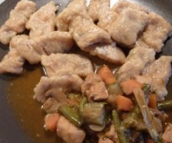 Kopytka z zieloną pietruszką i suszonymi pomidorami :-)