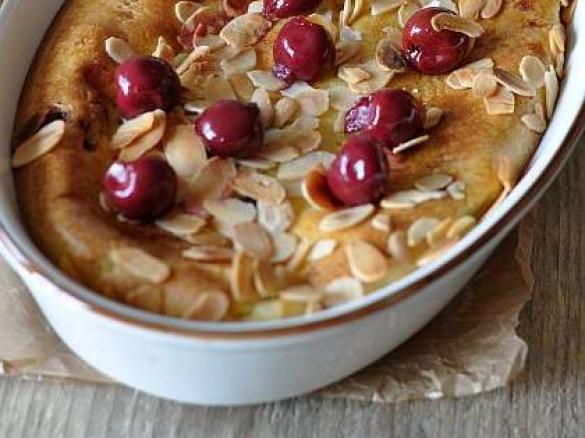 Clafoutis z kaszą jaglaną