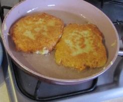 Schab w cieście ziemniaczanym