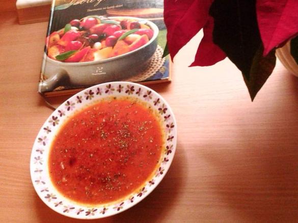 Barszcz ukraiński z chrzanem