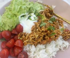 Risotto z szarpanym indykiem (2 porcje)