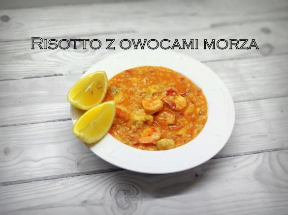 RISOTTO Z KREWETKAMI I RYBĄ