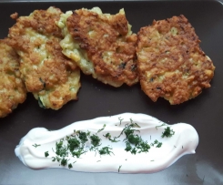 Placki ziemniaczane z cukinią