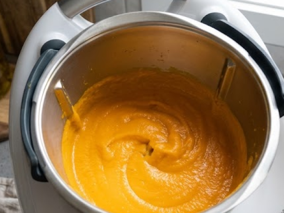 Puree z batatów ze śmietaną