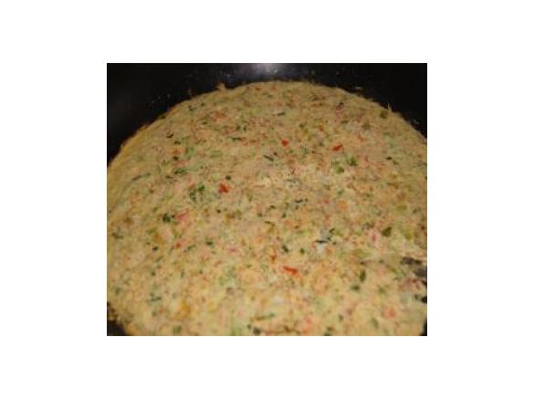 Dietetyczny omlet z warzywami