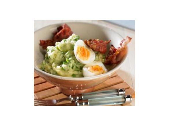 Groszek z  purée ziemniaczanym