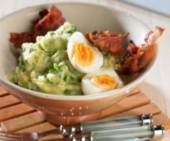 Groszek z  purée ziemniaczanym