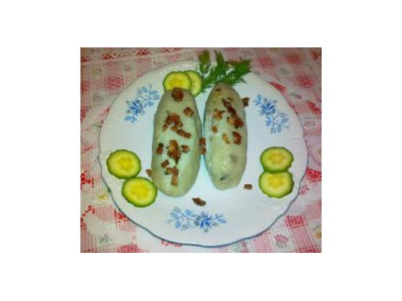 Kartacze z nadzieniem mięsno - pieczarkowym