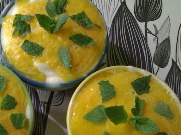 LODY BANANOWE MASCARPONE Z NUTĄ MIĘTY