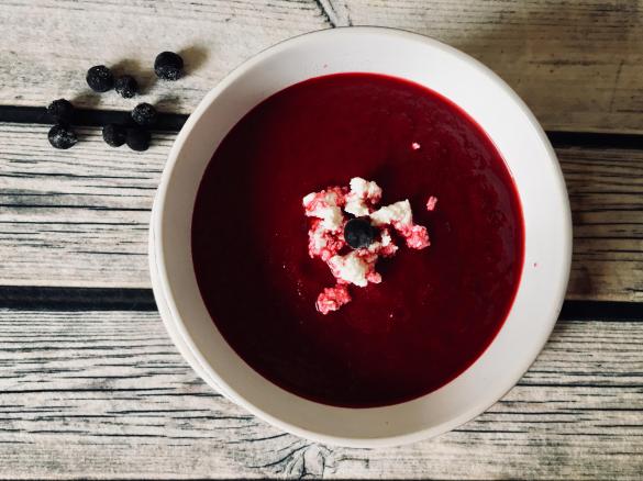 FIT Krem z buraków, aronii i jabłka