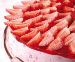 Tort truskawkowo-serowy 