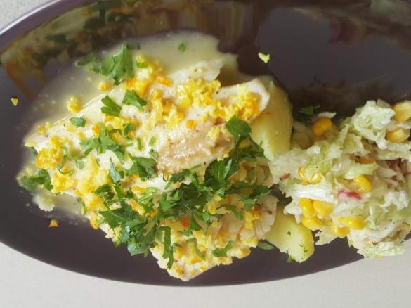 Filety z miruny z masłem cytrusowym 