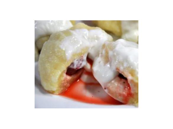 Knedle z truskawkami