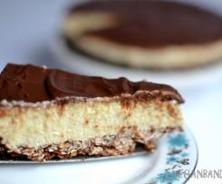 Wegański sernik jaglany bez pieczenia przepis veganbanda