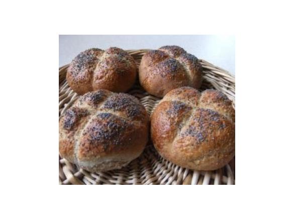 Bułki żytnie z miodem