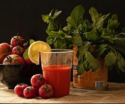 Gazpacho z serem feta i bazylią