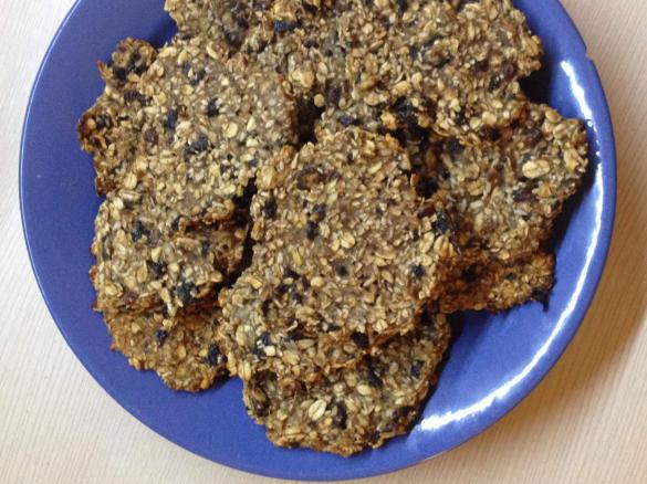 Bezcukrowe ciasteczka owsiane :)