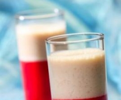 Koktajl bananowo-truskawkowy