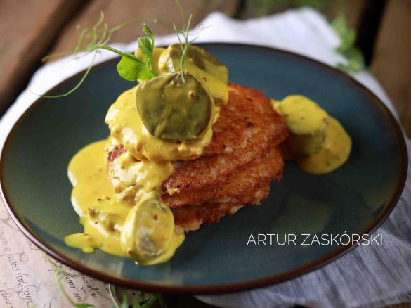 GĘSIE ŻOŁĄDKI W SOSIE MUSZTARDOWYM