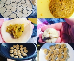 Pierogi chińskie z krewetkami