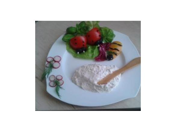 Twarożek z wariacjami :)  w oczekiwaniu na wiosnę :)