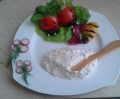 Twarożek z wariacjami :)  w oczekiwaniu na wiosnę :)