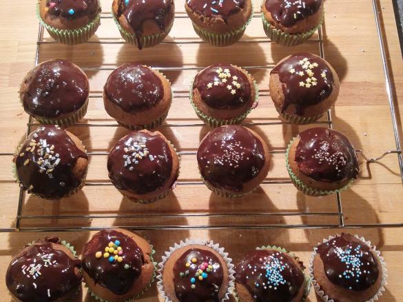 Murzynek z powidłami - muffiny