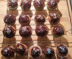 Murzynek z powidłami - muffiny