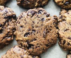 PEŁNOZIARNISTE CIASTKA CZEKOLADOWE