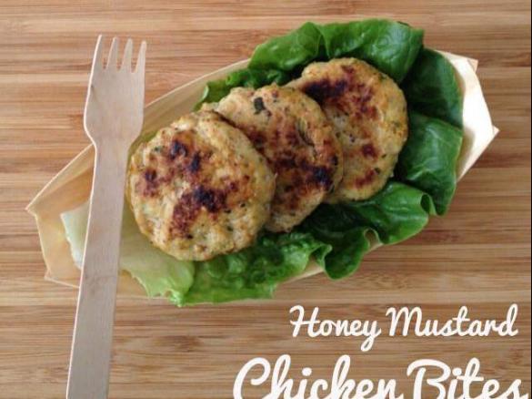 Burgery miodowo-musztardowe z kurczaka