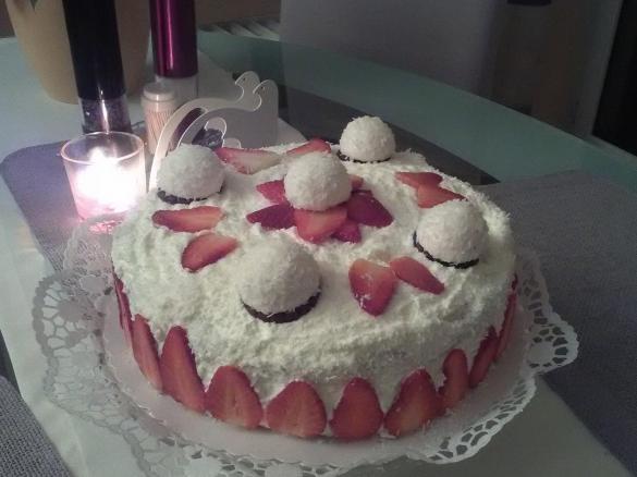 szaleństwo kokosow-truskawkowe