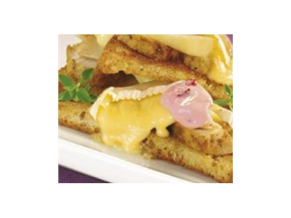 Tosty z gruszką i kurczakiem