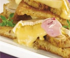 Tosty z gruszką i kurczakiem