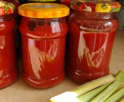 dżem truskawka-rabarbar HIT