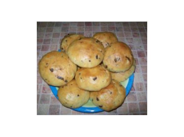 Pangoccioli - czyli buleczki w kropeczki